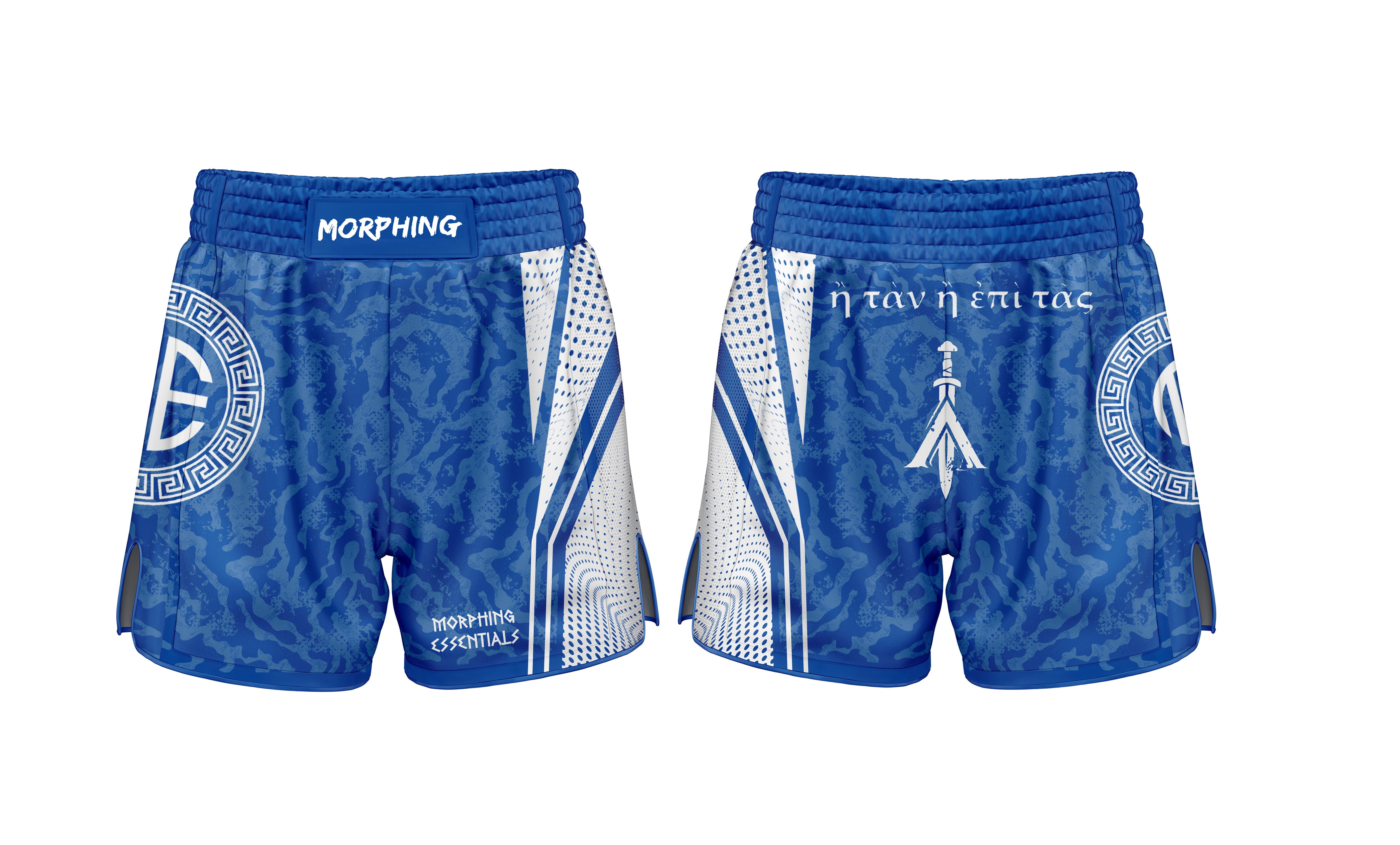 Fight Shorts (Greek Camo)